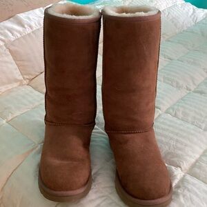 EUC UGG SUEDE/SHERPA BOOTS
